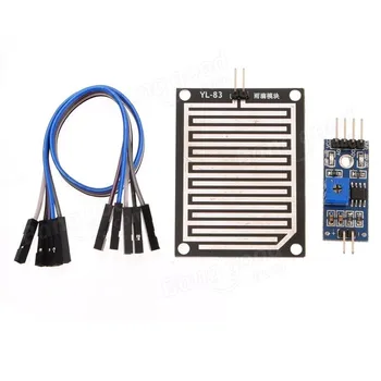 

Free Shipping!!! 10PCS Foliar rain sensor module sensitive sensor module Rain Weather Module