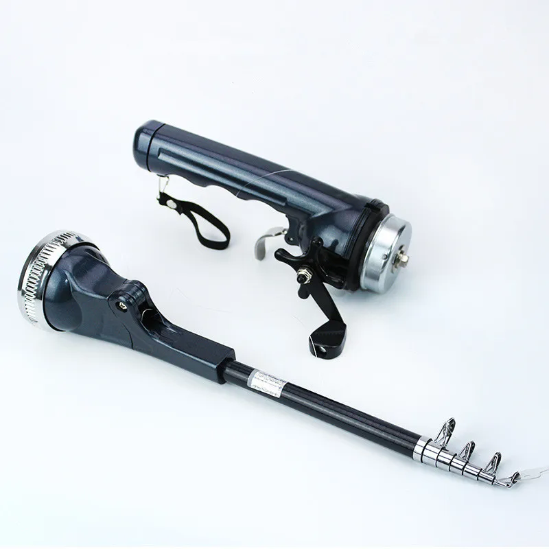Ufishing Epoxy Resin Folded Rod Combo 2019 Fishing Set with (Fishing Rod + Reel + 80m Line ) New Folding Integrated Set Fishing Ufishing Epoxy Resin Folded Rod Combo 2019 Fishing Set with (Fishing Rod + Reel + 80m Line ) New Folding Integrated Set Fishing