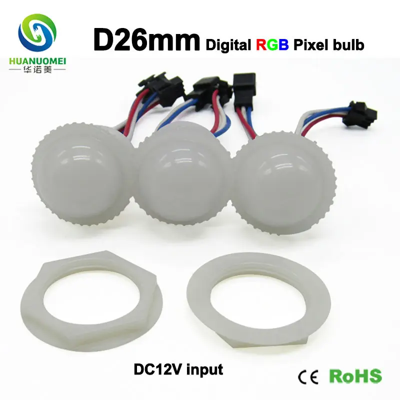 Полноцветная светодиодная Пиксельная лампа 3smd 26 мм 3 светодиода s UCS1903 5050 rgb smd