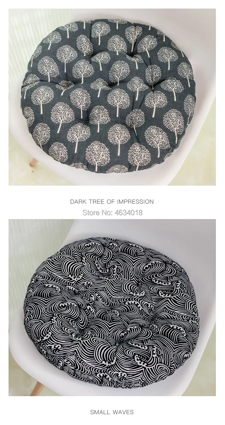 Round Cushion 38x38/43x43/48x48cm office chair sofa cushion tatami circular decoration seat cushion chair cushions wholesale Round Cushion 38x38/43x43/48x48cm office chair sofa cushion tatami circular decoration seat cushion chair cushions wholesale