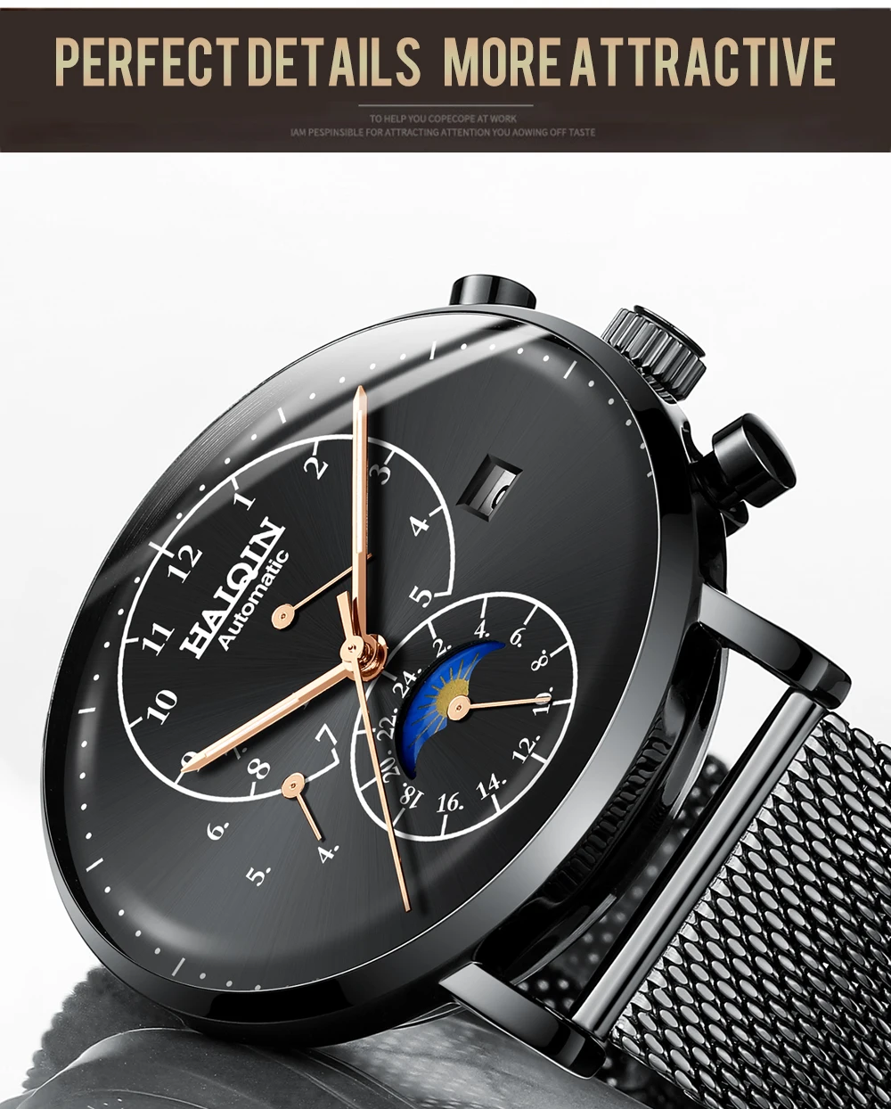 HAIQIN, мужские часы, Лидирующий бренд, автоматические/механические, мужские часы, деловые часы, мужские турбийон, нержавеющая сталь, водонепроницаемые, мужские наручные часы