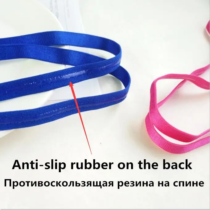 Нескользящие спортивные эластичные повязки на голову для йоги карамельных