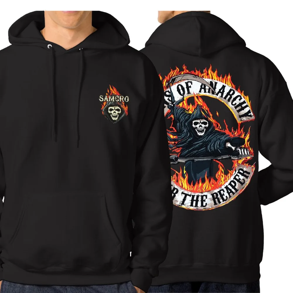 

SONS OF ANARCHY Unisex Hoodie Sweatshirt Double sided design