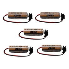 Lot 5pcs Original Battery Pack CR8.LHC 3V 2600mAh CR17450SE CR17450 PLC Industrial Lithium Batteries with Connector For FUJI FDK Lot 5pcs Original Battery Pack CR8.LHC 3V 2600mAh CR17450SE CR17450 PLC Industrial Lithium Batteries with Connector For FUJI FDK