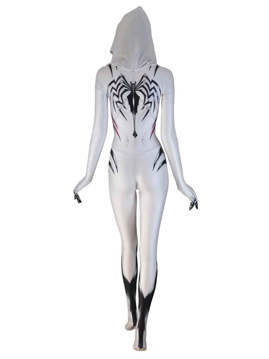 Яд костюм паук Гвен Стэйси спайдермена для косплея Zentai Хэллоуина| |