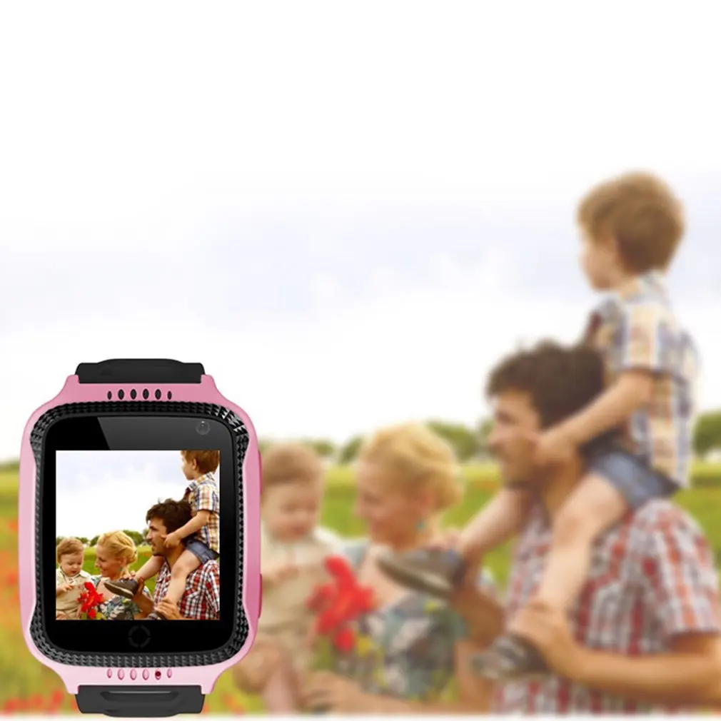 Q529 Smart Child Watch Touch Screen GPS Tracker SOS for Help Anti Lost Monitor Phone Call Wristwatch with LED Light