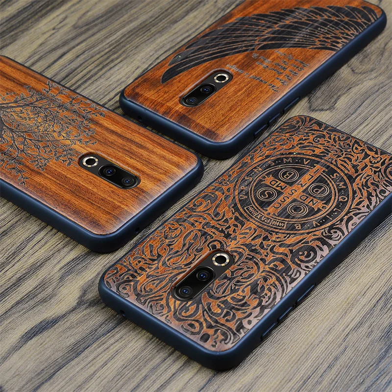 

Meizu 16 Case Boogic Original Real Wood funda Meizu 16th Rosewood TPU Shockproof Back Cover Phone Shell Meizu 16 Plus Case