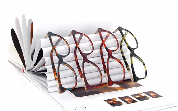 Fashion Unisex Designer High Quality Eyeglasses Frames Vintage Spectacle Amber Eyegalsses (6)