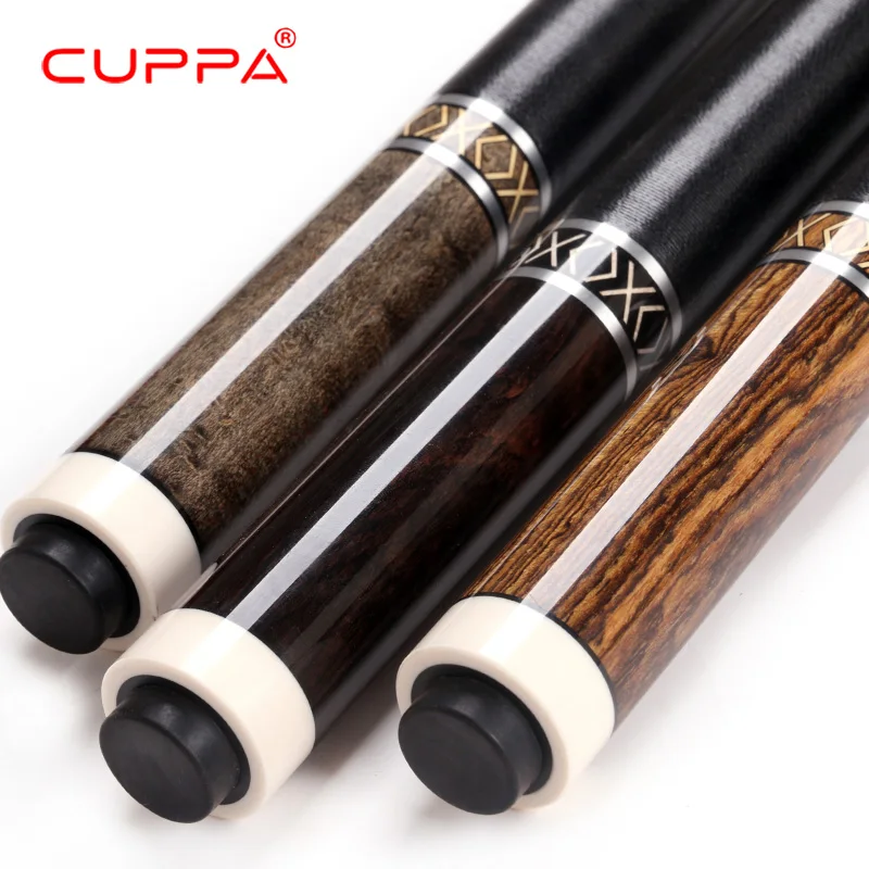 Cuppa LX 1/2 Pool Cue met Case 11.75mm 13mm Tip ergonomisch Ontwerp Hardhout Canadese Maple Biljart Stok Met Ierse Linnen Wrap