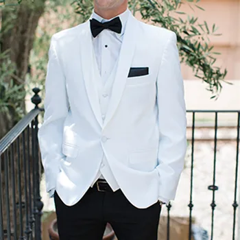 

New Arrival Mens Suit Terno Masculino Slim Fit Custom Male Suits Costume homme Wedding Suits For Men (jacket+pants +vest)