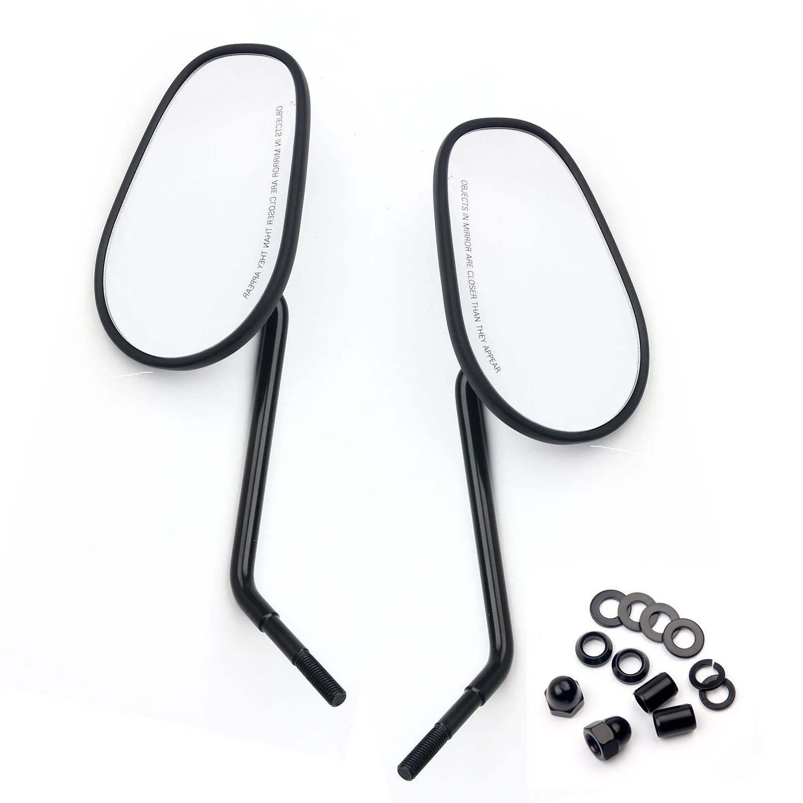 

Yetaha Motorcycle Rear View Side Mirror For Heritage Softail Fat Boy Street Bob SuperLow Electra 82-later Models 8mm Threaded