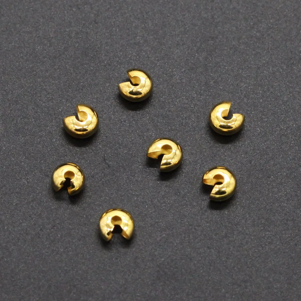 1.2 1.5MM Ball Chain Connected Clasps Covered Clasps for Necklace