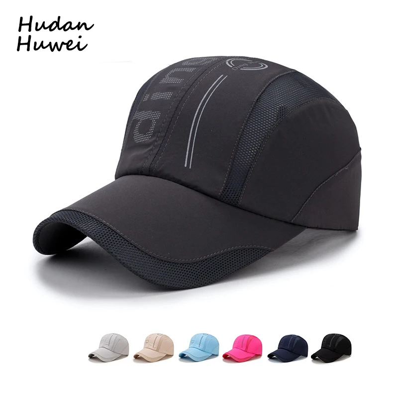 

Fast Dry Mesh Outdoor Men Women Baseball Summer Beach Sun Hat Unisex Waterproof Running Cap for Unisex High Quality GH-533