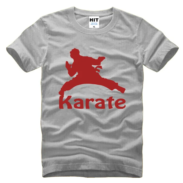 Karate Team Training Printed Men's T Shirt T Shirt For Men 2018 New