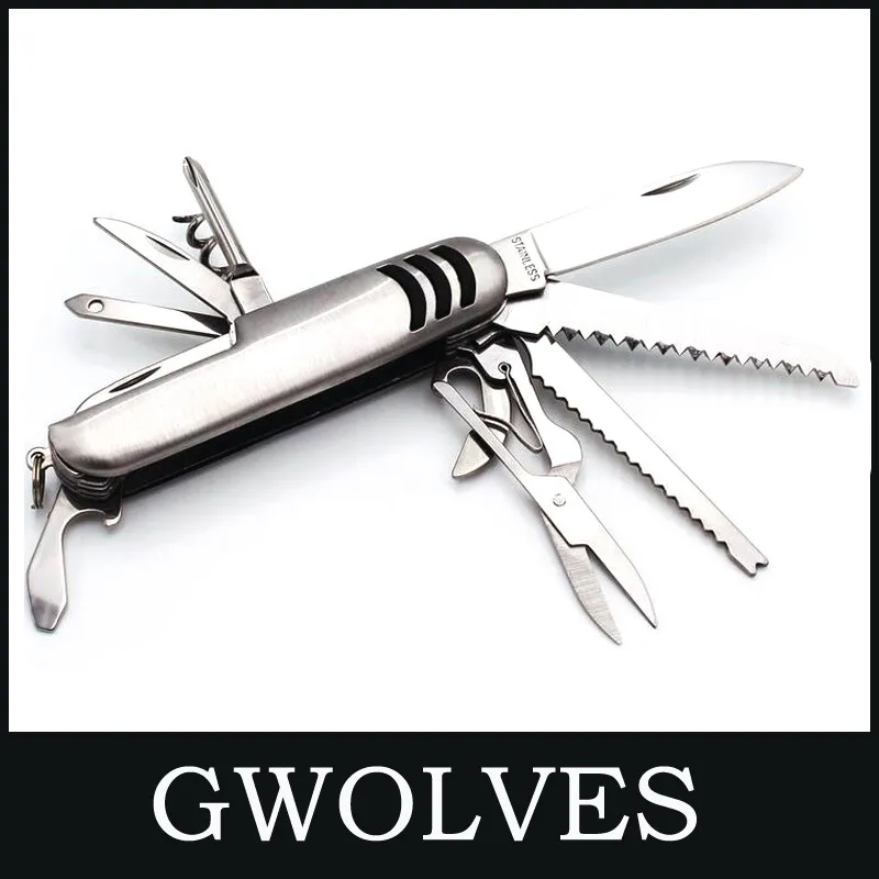 

Outdoor Multi pocket mini swiss knife camping knife