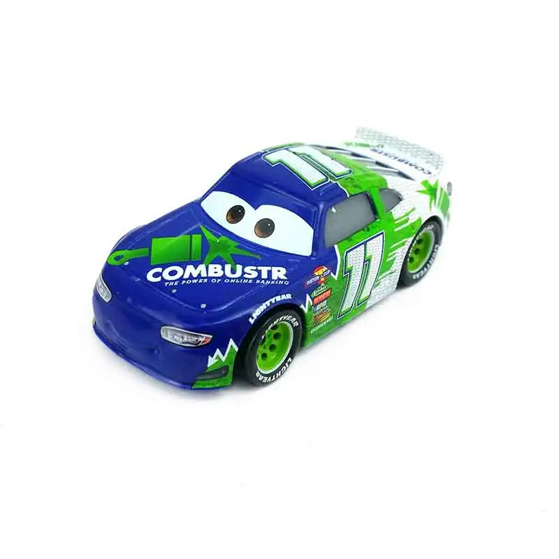 Дисней Pixar тачки 3 король Молния Маккуин Джексон шторм гонщики литой игрушечный автомобиль 1:55 Свободный абсолютно в и - Цвет: No.11 Chip Gearings