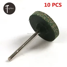 Atoplee 10 PCS T-Shaped Sesame Rubber Polishing Grinding Head Polish Tools For Metal Wood Jewelry Materials