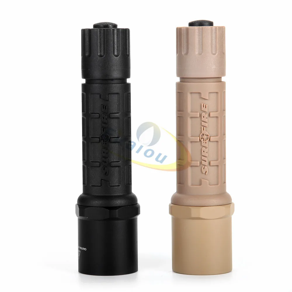 600 Lumen R2 G2 Tactical 16340 RCR123A LED Flashlight for Surefire Torch AG2X-D-BK
