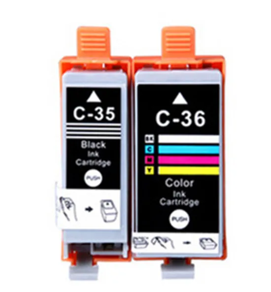 New ink cartridge for Canon 35 36 PG 35 CLI 36 for IP100 inkjet printer free shipping hot sale