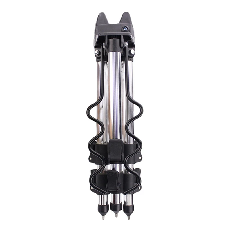 

7 Groove 35-62cm Telescopic Fishing Rod Holder Aluminum Alloy 3Collapsible Tripod Stand Sea Fishing Pole Bracket