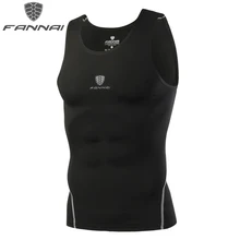 FANNAI Для мужчин кроссовки Спорт жилет Мужской Баскетбол Обучение плотный майка тренажерный зал Фитнес одежда Для мужчин футболка спортсмен сухой подходят рубашка AM320