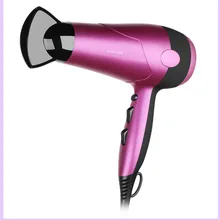 Электрическая фен для волос, домашний парикмахерский магазин, небольшая мощность, отрицательные ионные спальни, холодный и горячий ветер, специальный статический звук, не повредит hai