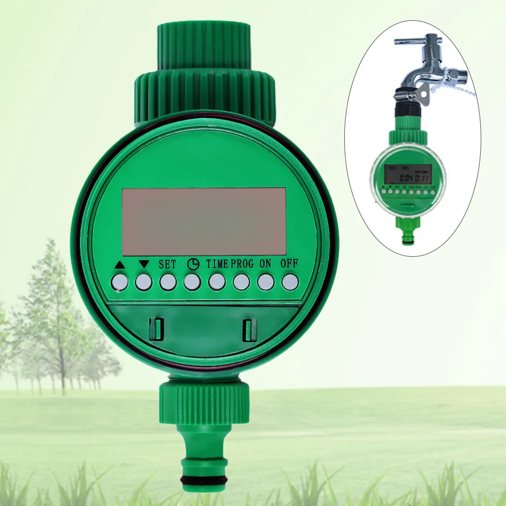 LCD Irrigation Hose Timer Controller Water Programs Watering Equipment