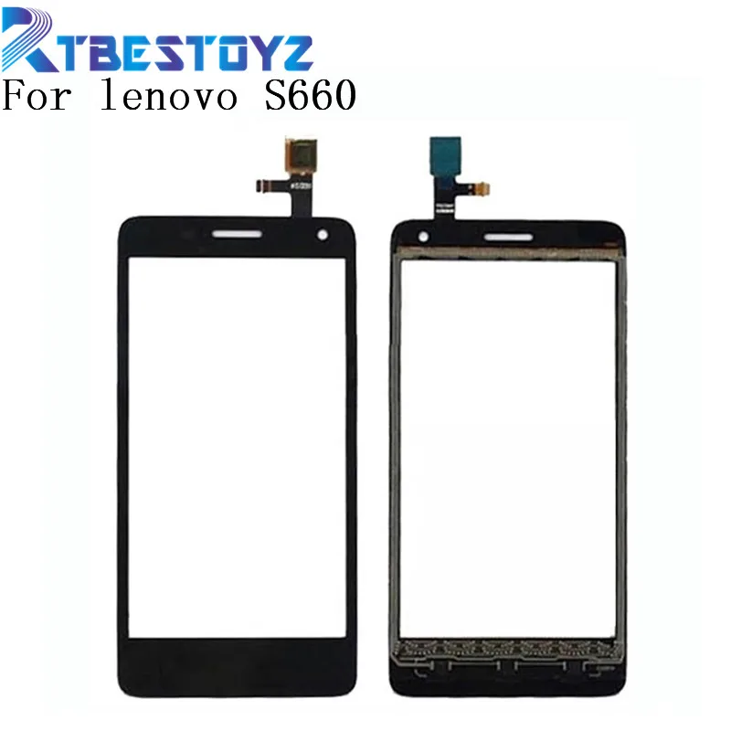 RTBESTOYZ сенсорный экран для Lenovo S660 стеклянный емкостный датчик сенсорная панель |
