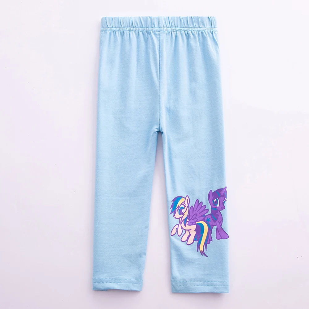 JUXINSU/длинные штаны с рисунком «Мой Маленький Пони» для маленьких девочек, леггинсы повседневные штаны с пони на весну-лето для детей 1-7 лет