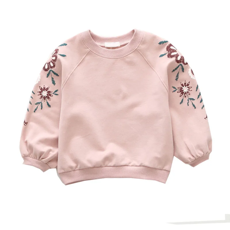 

Baby Clothes Girls Long Sleeve Kids Sweatshirts Flower Print Children Girl Clothing Top Autumn/Winter