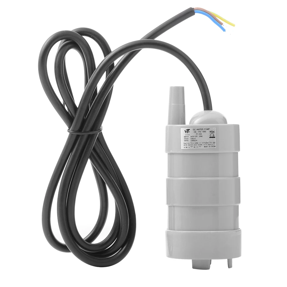 Фото JT550 1000L/H 5M DC 12V Погружной бак для мытья автомобиля аквариумный водяной насос JT550 1000L/H 5M DC 12V Погружной бак для мытья автомобиля аквариумный водяной насос