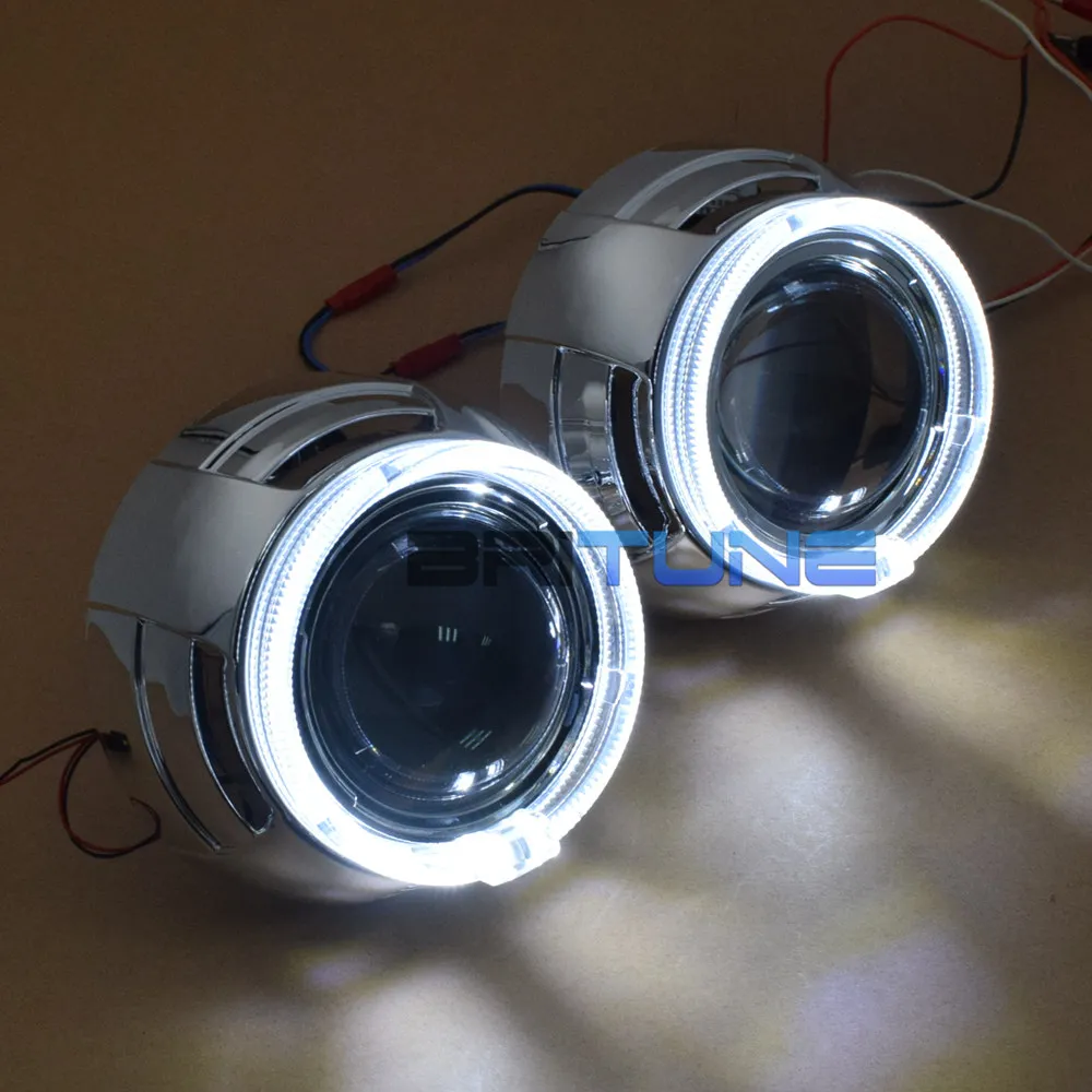 Линзы для фар оптика глаза ангела Биксеноновые линзы супер 3,0 проектор для H4 H7 Аксессуары для автомобилей модифицированное использование H1 ксеноновая лампа