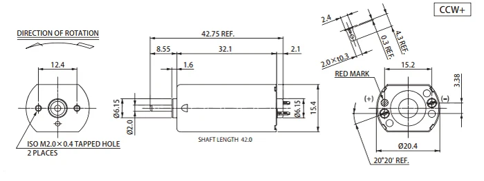 FF-180SH 2,4 V 10800 RPM беззвучный двигатель для электробритвы электродвигатели для двигатель бритвы Электрический 0,05 W-5,6 W