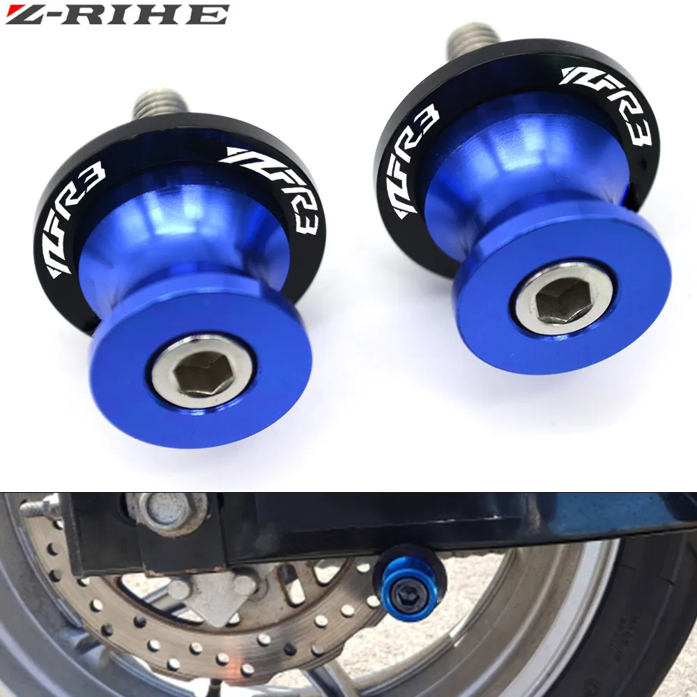 

For YAMAHA YZFR3 YZF-R3 YZF R3 2015-2017 2016 Motorcycle Accessories Swingarm Spools Slider Stand Screws