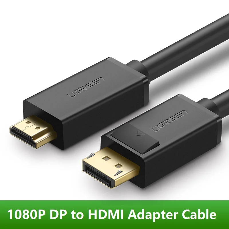 

DP to HDMI Cable Displayport to HDMI Adapter Converter M/M Video Audio Cable for HDTV Projector Laptop 4K*2K 1080P