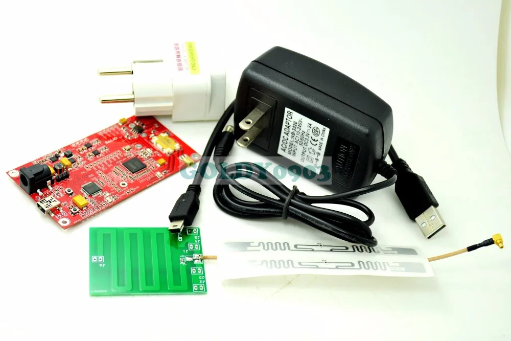 UHF RFID kit AS3992 passive reader kit USB-using 5dBi antenna TTL Interface