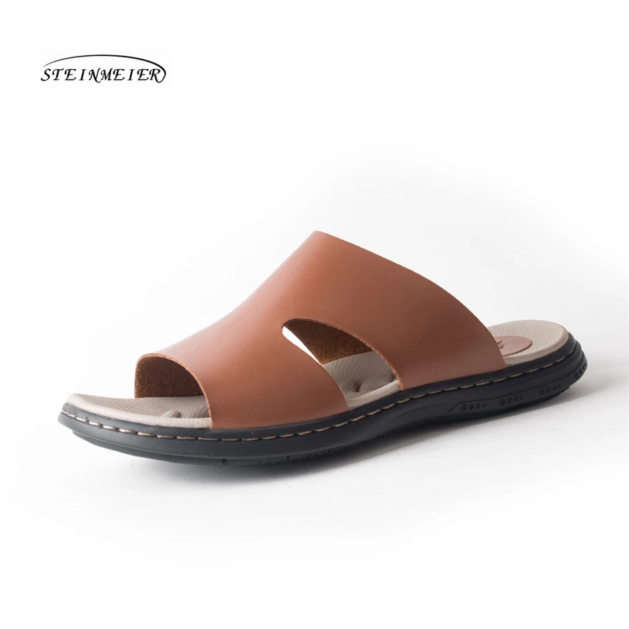 

men light casual soft bottom slippers male summer youth fashion outdoor beach sandals 2018 Mans footwear
