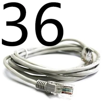 36 # MEIBAI CAT5 Ethernet Plano por Cabo de Rede Ethernet LAN Patch Cord Cabo CAT5