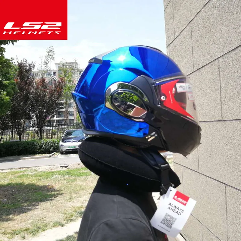Ls2 Motorcycle Helmet Support On The 