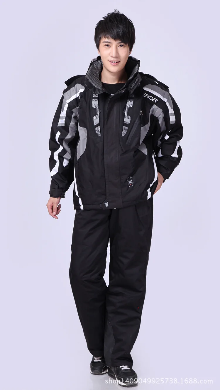 Ski Suit Men Winter Spider Thermal Waterproof Windproof Snow pants Ski Jacket Men Set Skiing And