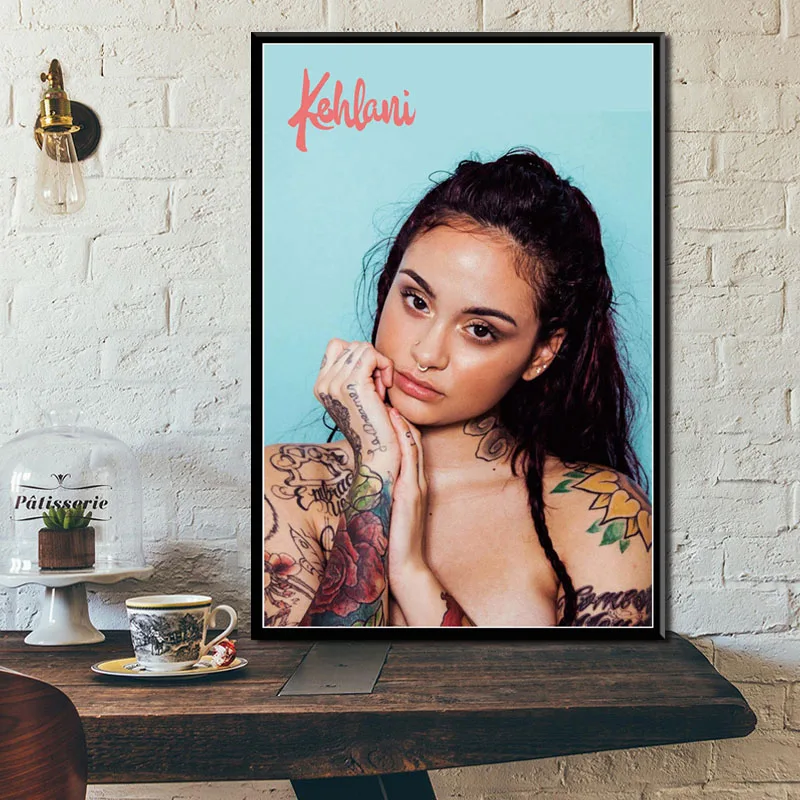 P388 Kehlani Поп музыка певица звезда Искусство Живопись Шелковый Холст плакат