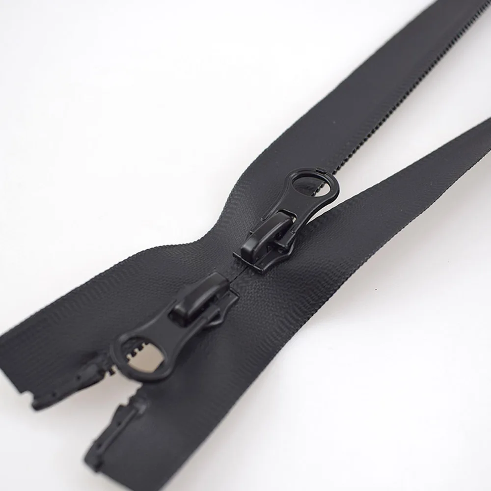 

1Pcs NO. 5 Nylon Invisible Waterproof Zipper Coat Jacket Outdoor Jackets Tent Ski Fire Cothes Zipper Double Sliders(Open-End)