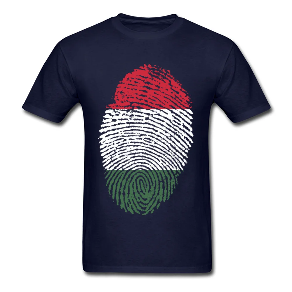 Hungary Flag Fingerprint_navy