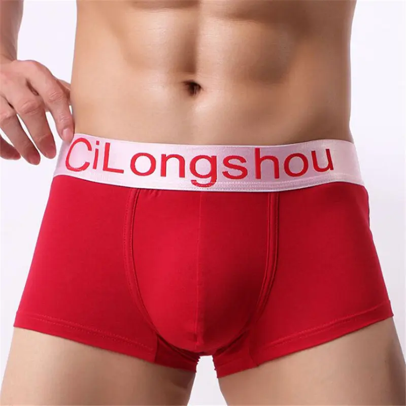 7 Colors Men's Underwear Fashion Boxers Breathable Cotton Summer Boxer Men M L XL XXL Youth Boys Panties Underpants | Мужская одежда