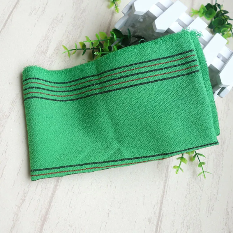 2018 hot sell 10pcs/lot italy korea exfoliating shower towel body scrub