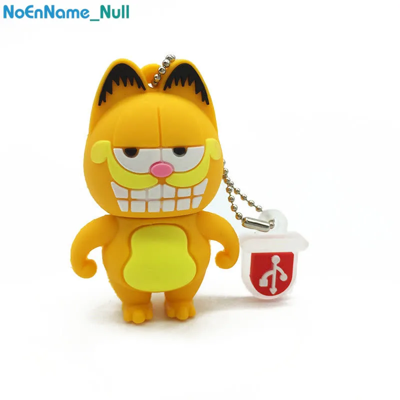 

new usb 3.0 cartoon Garfield USB flash drive 128gb 4GB 8GB pendrive 16GB pen drive 32GB 64GB mini USB memory stick free shipping