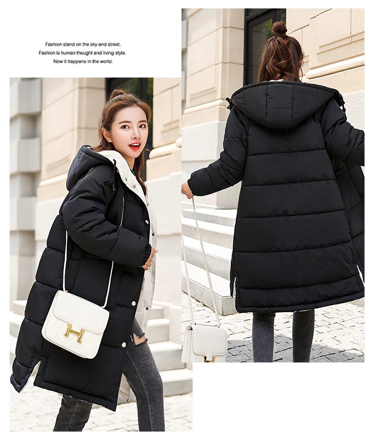 Cheap wholesale new winter Hot selling women's fashion casual warm jacket female bisic coats L331