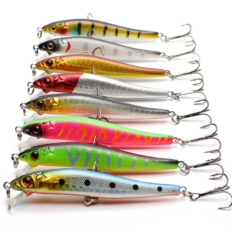 Amlucas Minnow Señuelos de Pesca duro cebo Artificial, 3D los ojos 8 cm 5,9G Wobblers Crankbait Topwater de cebos pescado Pesca WW1098Y Amlucas Minnow Señuelos de Pesca duro cebo Artificial, 3D los ojos 8 cm 5,9G Wobblers Crankbait Topwater de cebos pescado Pesca WW1098Y