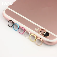 Anel de Proteção Da Lente Da Câmera traseira Tampa Protetor de Proteção Para o iphone 6 6 S plus 6 mais Caixa De Metal De Luxo Móvel telefone Accessori