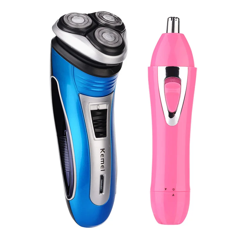

Electric Shaver 3D Triple Floating Blade Heads Shaving Razors Nose Trimmer Hair Removal Women Shaving Razor